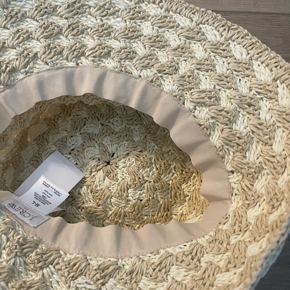 Jcrew Patterned Woven Straw Hat - image 4